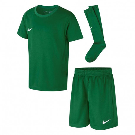 Komplet sportowy dla dzieci Nike DRY Park Kit Set zielony CD2244 302 M