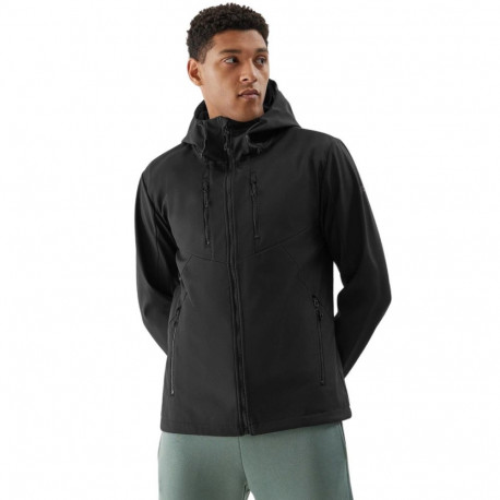 4F meeste softshell-jope M224 4FWSS24TSOFM224 20S S, süsimust