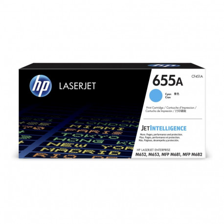 HP 655A originaal LaserJet toonerkassett tsüaan