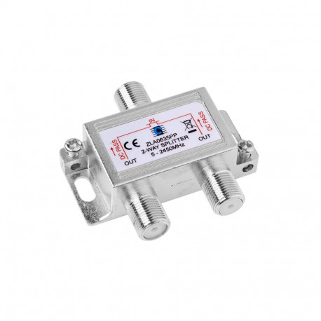 Splitter 2way 5-2450MHz power pass