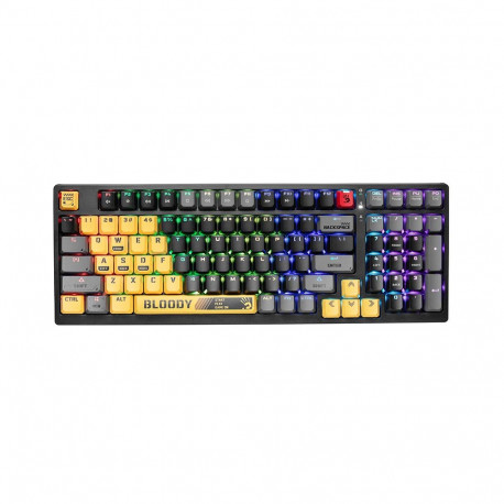 Klawiatura mechaniczna A4TECH BLOODY S98 USB Sports Lime (BLMS Red Plus Switches)