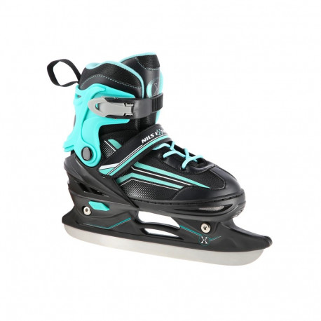 2in1 (rull)uisud NILS EXTREME NH18190 In-line Skates/Hockey Ice Skates, L (39-43) Black/Blue