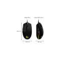 Logitech G203 Lightsync Wired Gaming Mouse USB-A, 8000 DPI, Black