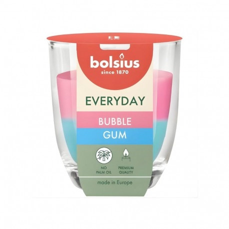 Bolsius Everyday Scented Candle 80x70mm Bubble Gum