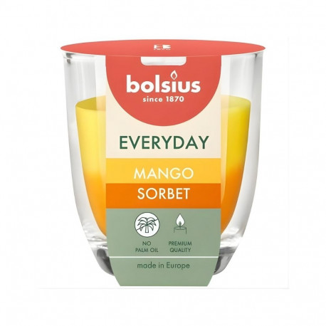 Bolsius Everyday Scented Candle 80x70mm Mango Sorbet