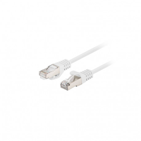 PATCHCORD CAT.6 FTP 0.25M WHITE FLUKE PASSED LANBERG 10-PACK