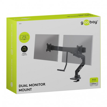 Goobay Dual Monitor Mount Office