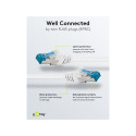 Goobay CAT 6A Patch Cable, S/FTP (PiMF), white 3 m