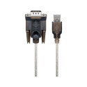 Goobay USB-to-Serial adapter läbipaistev 1.5 m