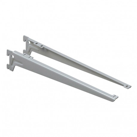 ANGLE BRACKET. 1 PAIR 380 MM GREY
