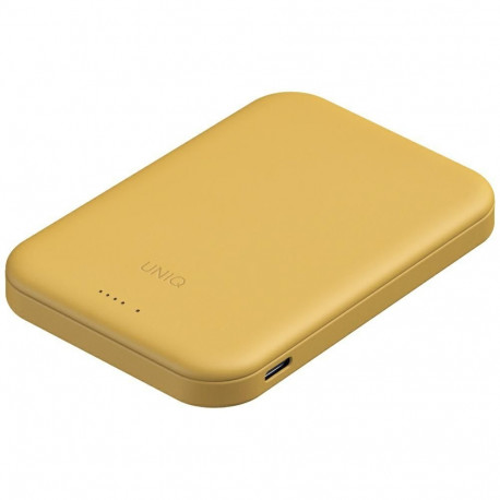 Powerbank UNIQ Lyden Lexa Magnetic 5000mAh PD USB-C MagSafe yellow