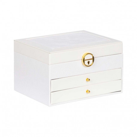 Jewellery box SEZANE 23x17x13.5cm, white