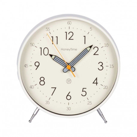 Lauakell TIMELINE H20cm, valge