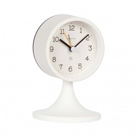 Alarm clock EVERO H14cm, white