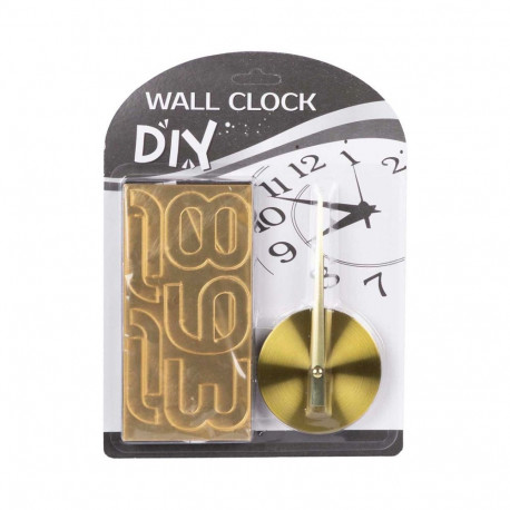 Wall clock DIY sticker, gold