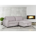 Corner sofa bed CLOUD light grey