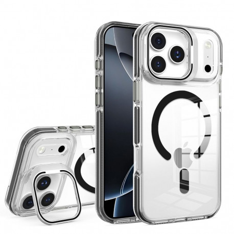 Case for iPhone 15 PRO Lens Mag Cover compatible with MagSafe black