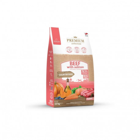 POKUSA Premium Selection Puppy Beef with salmon - dry dog food - 12kg