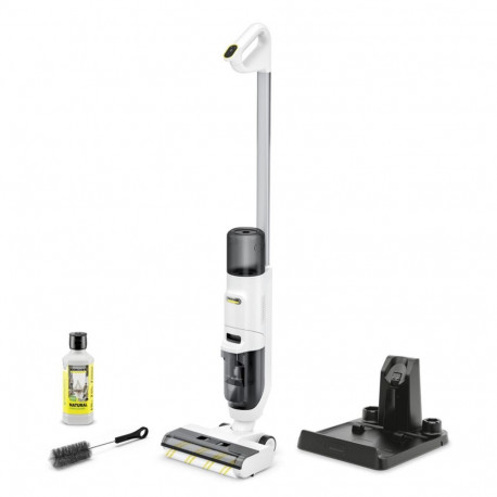 Kärcher tolmuimeja FCV 2 Natural N 3-ühes akutoitega kuiv- ja märpuhastuseks kotita 160W, valge