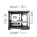 Mars Gaming MCMIRAGE computer case Midi Tower Black