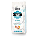 BRIT Fresh Adult Large lihased ja liigesed kala kõrvitsaga kuiv koeratoit 12kg