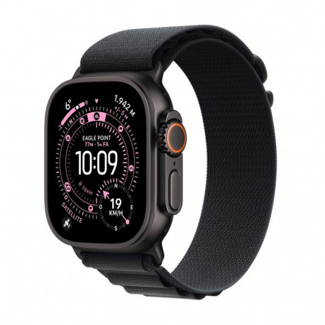 Apple Watch Ultra 3 GPS + Cellular 49mm must titaanist korpus must Alpine Loop - suur