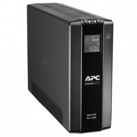 APC Back-UPS Pro, 1600VA/960W, torn, 230V, 8x IEC C13 pistikupesa, AVR, LCD, kasutaja vahetatav aku