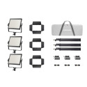 Godox LP600R K3 Black Litemons RGB LED Light Panel 3 light kit