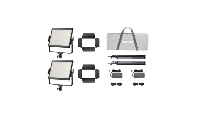 Godox LP1200R K2 Black Litemons RGB LED Light Panel 2 light kit