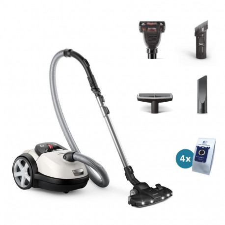 Vacuum Cleaner|PHILIPS|Performer LED 8000 Series|Bagged/For carpets|900 Watts|Noise 75 dB|White|Weig
