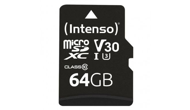 MEMORY MICRO SDXC 64GB C10/W/ADAPTER 3433490 INTENSO