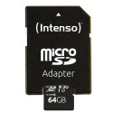MEMORY MICRO SDXC 64GB C10/W/ADAPTER 3433490 INTENSO