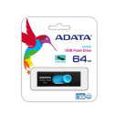 MEMORY DRIVE FLASH USB3.1 64GB/BLACK AUV320-64G-RBKBL ADATA