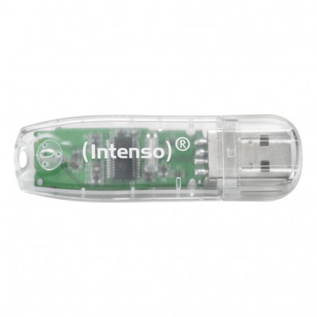 MEMORY DRIVE FLASH USB2 32GB/TRANSPARENT 3502480 INTENSO