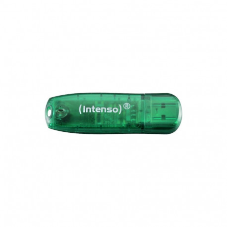 MEMORY DRIVE FLASH USB2 8GB/GREEN 3502460 INTENSO