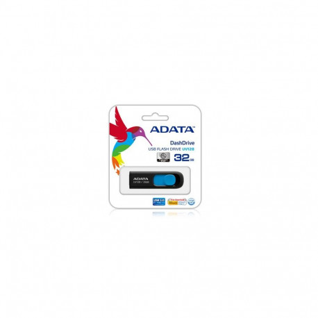 MEMORY DRIVE FLASH USB3 128GB/BLACK AUV128-128G-RBE ADATA