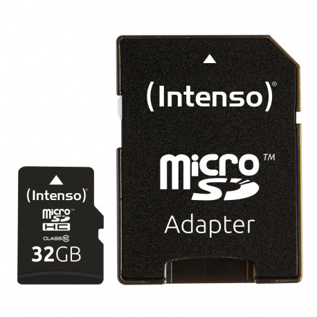 Intenso mälukaart microSDHC 32GB Class 10 + adapter (3413480)