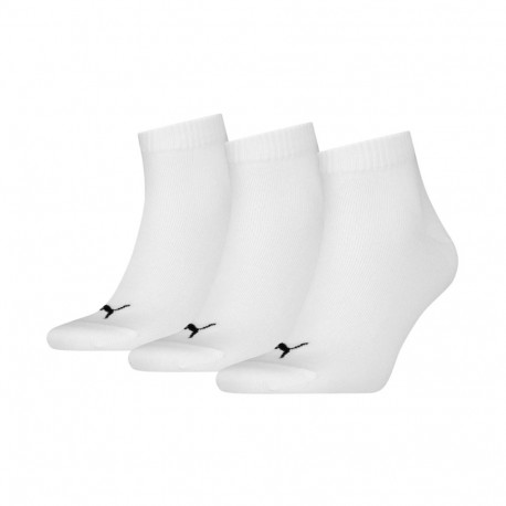 Puma sokid Quarter Plain 938589 09 3paari 43-46, valge