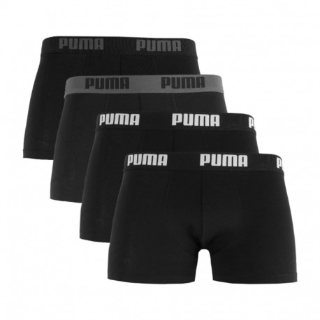 Bokserki męskie Puma Basic 4pak czarne 938198 01 S