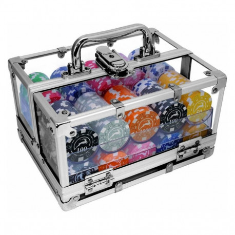 Poker Chip Set - Modiano 14g 400 pcs with Plastic Holder