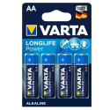 4x leelispatarei R-06 AA Longlife Power Varta