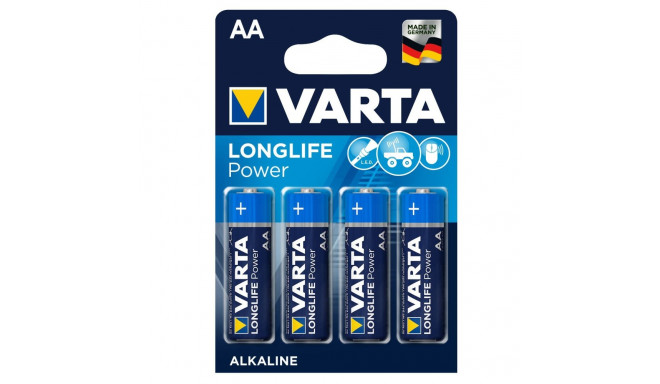 4x patarei R-06 AA 1,5V aluselised Longlife Power Varta