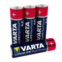 4x leelispatarei R-06 AA Longlife Max Power Varta