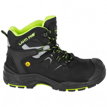 Trzewiki nubukowe czar.-ziel., s3 fo hro sr, "41", ce, lahti