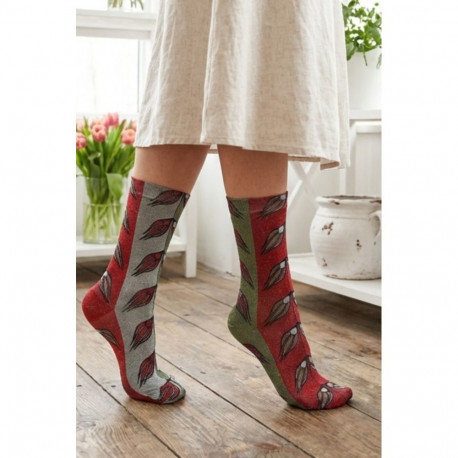 SOKISAHTEL Pierre Mantoux TULIP SKY lillelised sädelusega sokid 444