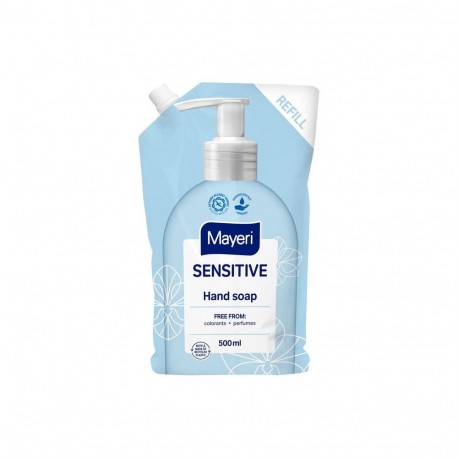 Vedelseep MAYERI Sensitive 500ml täitepakk
