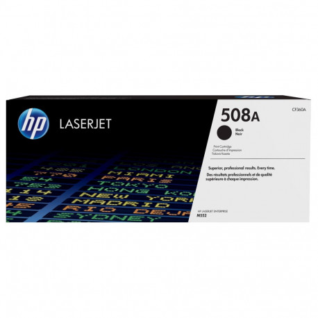 HP toner CF360A 508A Color LaserJet Enterprise M552dn/M553dn/M553n/M553x/MFP M577, black