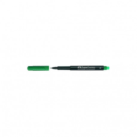 Kilemarker roheline S, Multimark permanentne, Faber-Castell kustutajaga