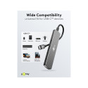Goobay Slim 4-portiline USB jaotur, USB-C™–USB-C™, 5 Gbit/s