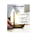 Goobay CAT 6A Patch-kaabel, S/FTP (PiMF), valge 5 m